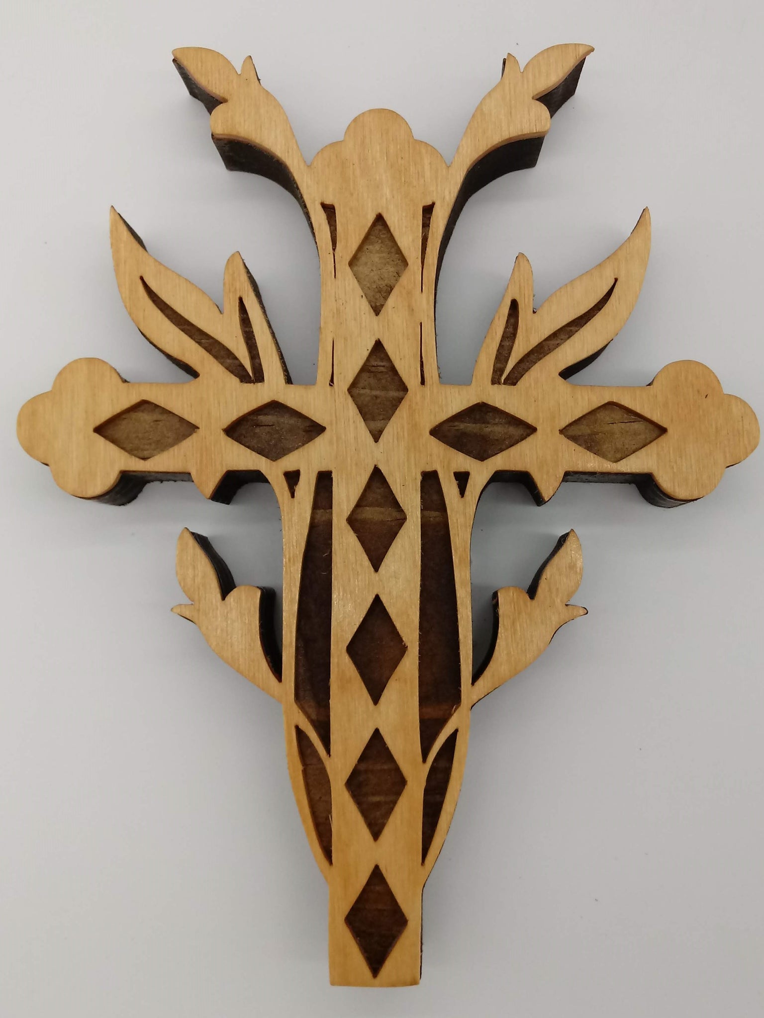 Ivy Ornate Decorative Cross - Kripp's Kreations
