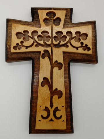 Ornate Scrolled Flower Cross - Kripp's Kreations