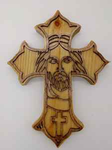 Catholic Jesus Face Cross - Kripp's Kreations