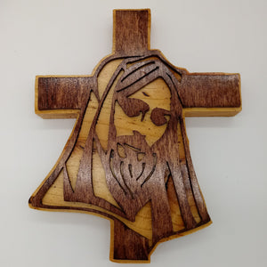 Catholic Hooded Jesus Cross - Kripp's Kreations