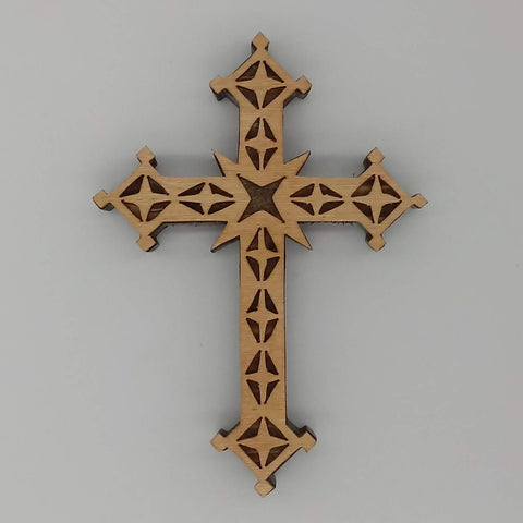 Gothic Diamond Decorative Cross - Kripp's Kreations