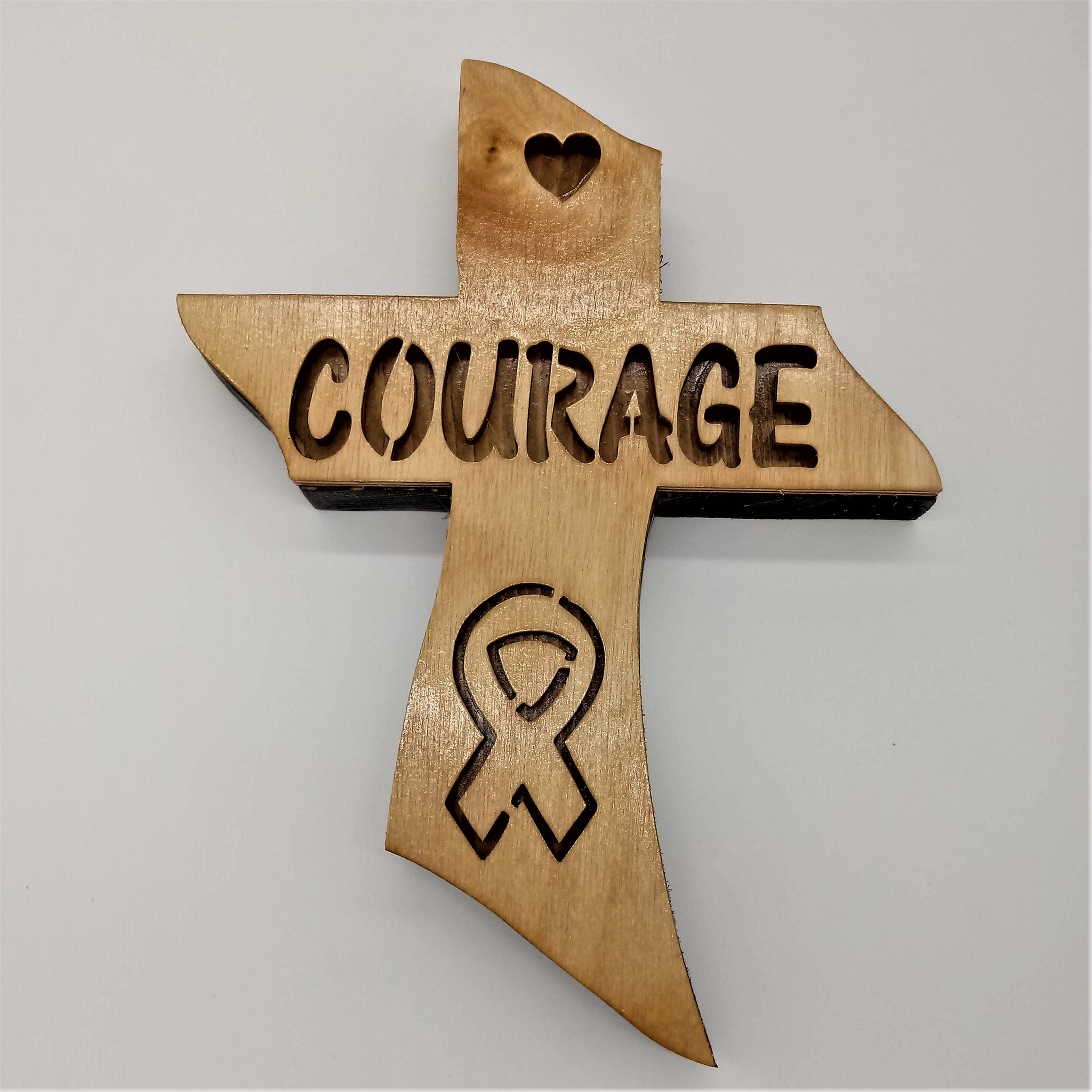 Cancer Courage Cross - Kripp's Kreations