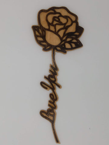 I Love You Flower Wall Hanging - Kripp's Kreations