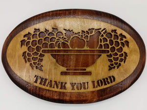 Thank You Lord Plaque - Kripp's Kreations