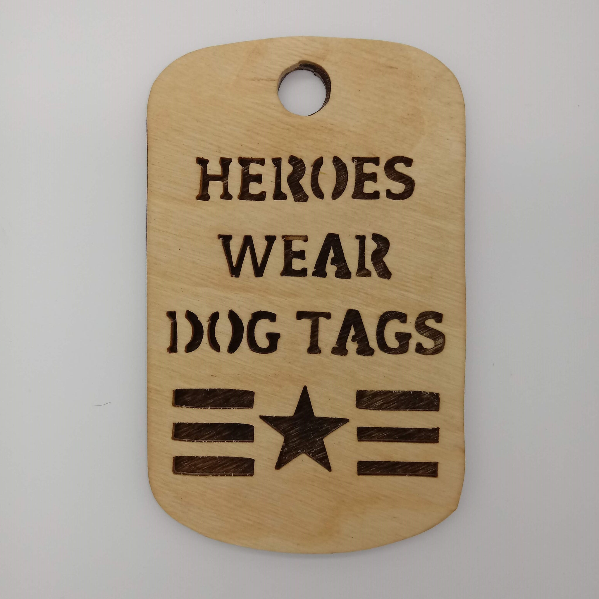 Heroes Wear Dog Tags - Kripp's Kreations
