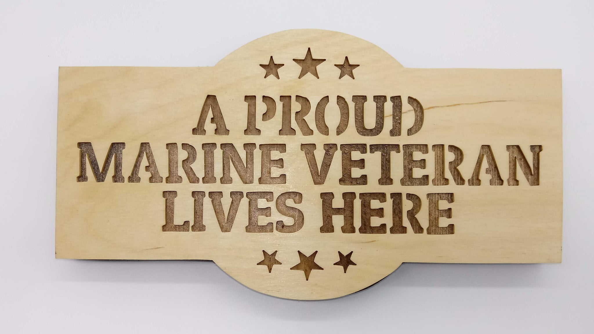 Proud Marine Veteran Sign - Kripp's Kreations