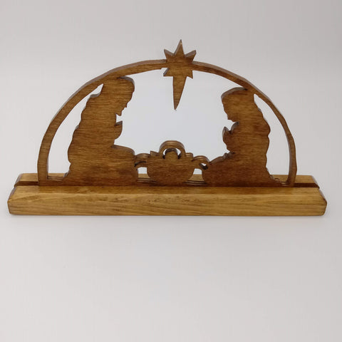 Nativity Manger Shelf Display - Kripp's Kreations