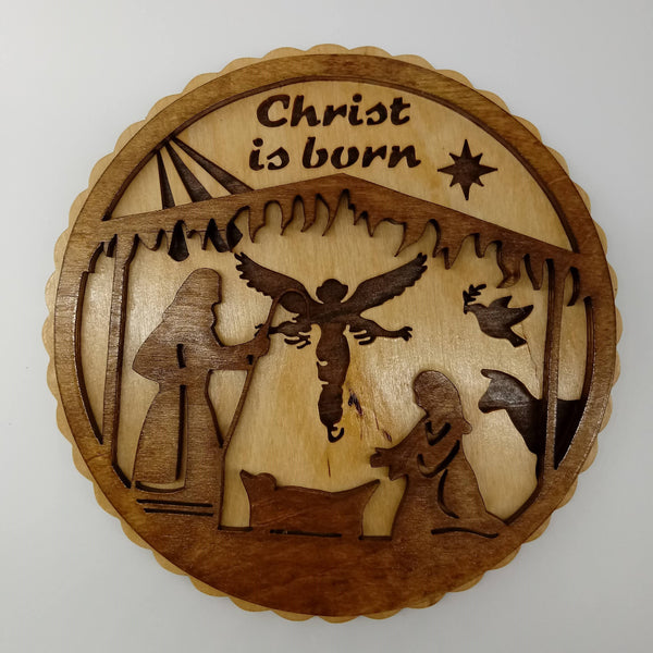 Nativity Collector Plate - Kripp's Kreations