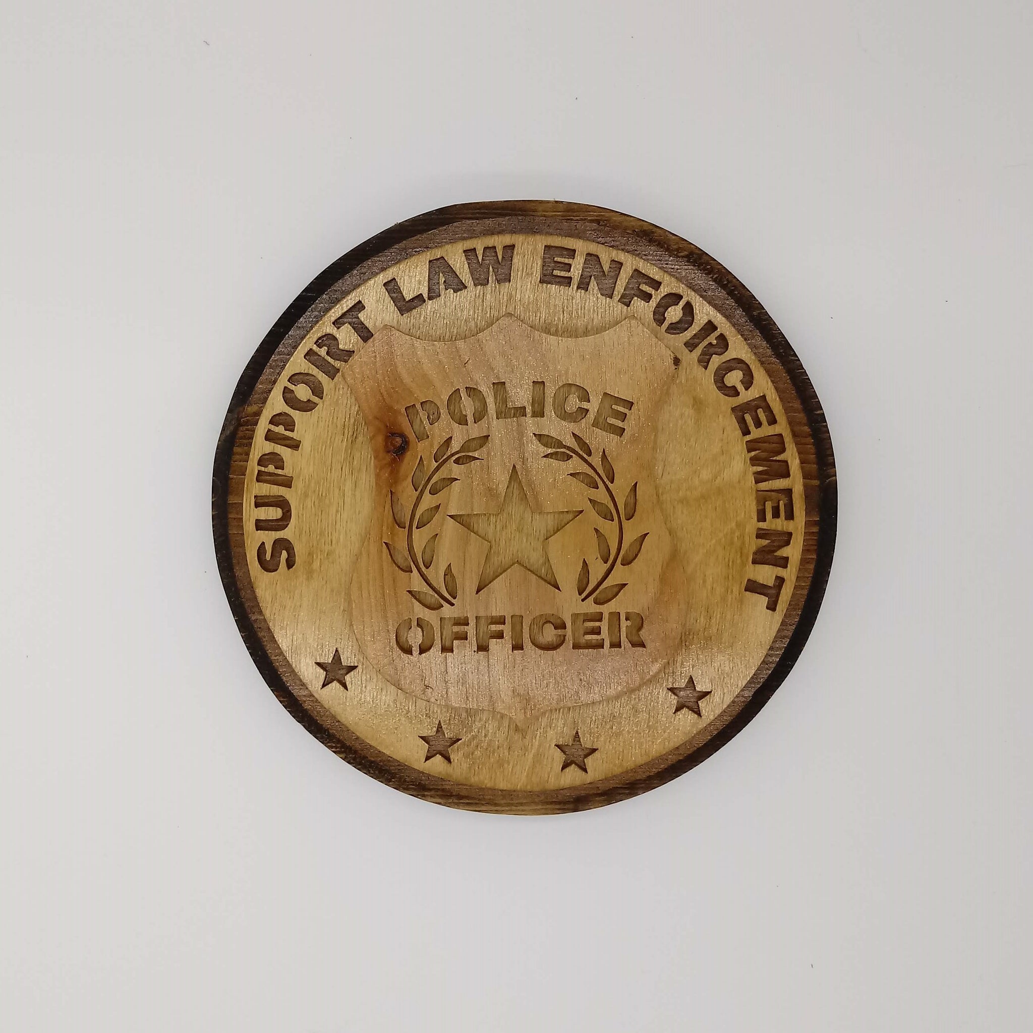 Support Law Enforcement Police Plaque - Kripp's Kreations
