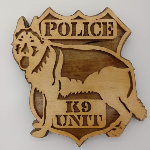 K-9 Unit Keepsake Plaque - Kripp's Kreations