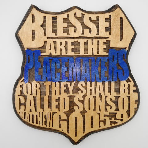 Blessed Are The Peacemakers Badge